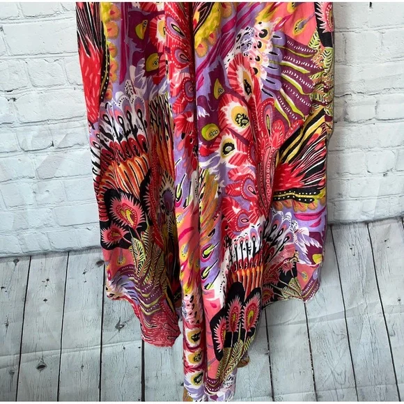 etc. Multicolor long floral dress size S - Picture 6 of 11